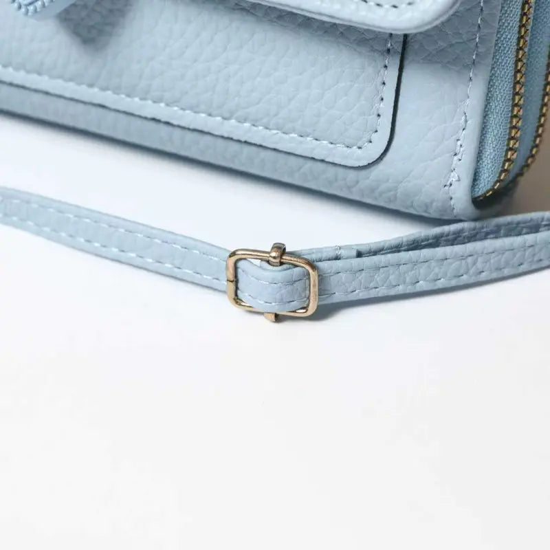 2-IN-1 Double Zipper Long Wallet Bag with Coin Purse