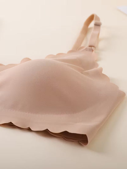 Scallop Trim Wireless Bra