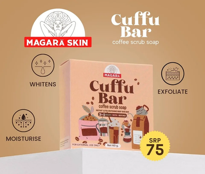 MAGARA SKIN CUFFU BAR 3IN1 SCRUB SOAP & CUFFU BUFF 60G