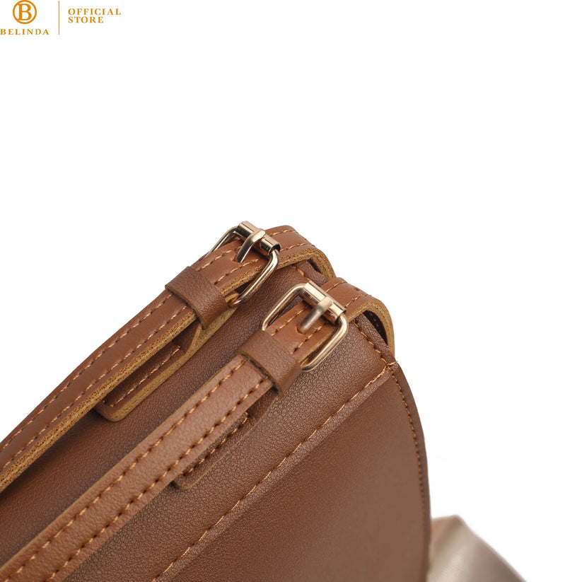 Classic Square Crossbody Bag with Front Pocket