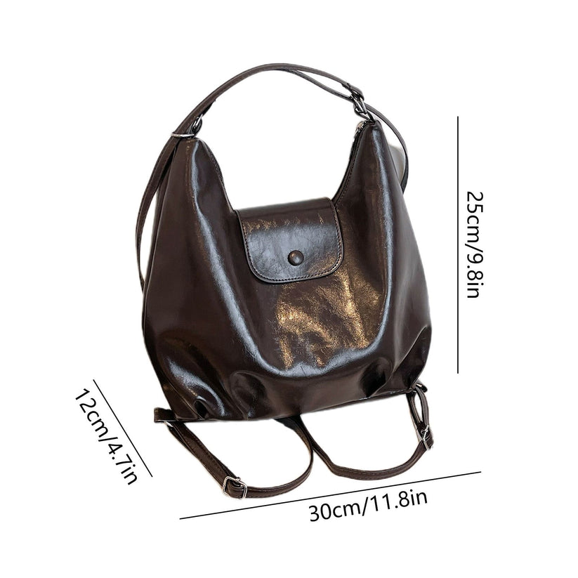 Trendy Soft Leather 3-Way Bag