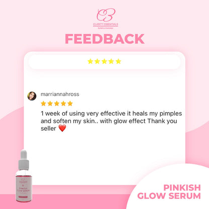 Pinkish Glow Serum - Glass Skin Serum | Whitening Serum | With SNAIL EXTRACT by Clarity Essentials