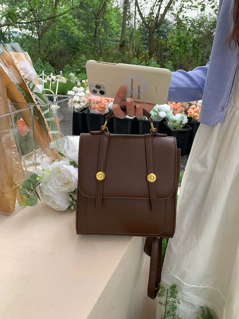 Convertible British Retro Backpack