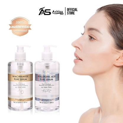 ASHLEY SHINE Hyaluronic & ASHLEY SHINE Niacinamide Pure Serum 520ml