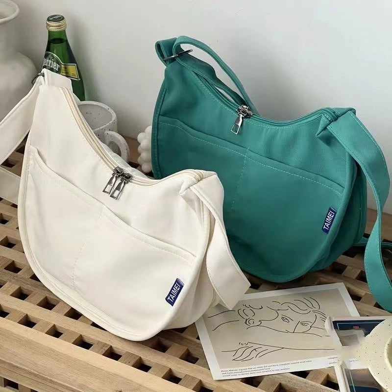 Minimalist Crescent Crossbody Bag