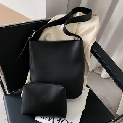 2 IN 1 Retro Bucket Bag