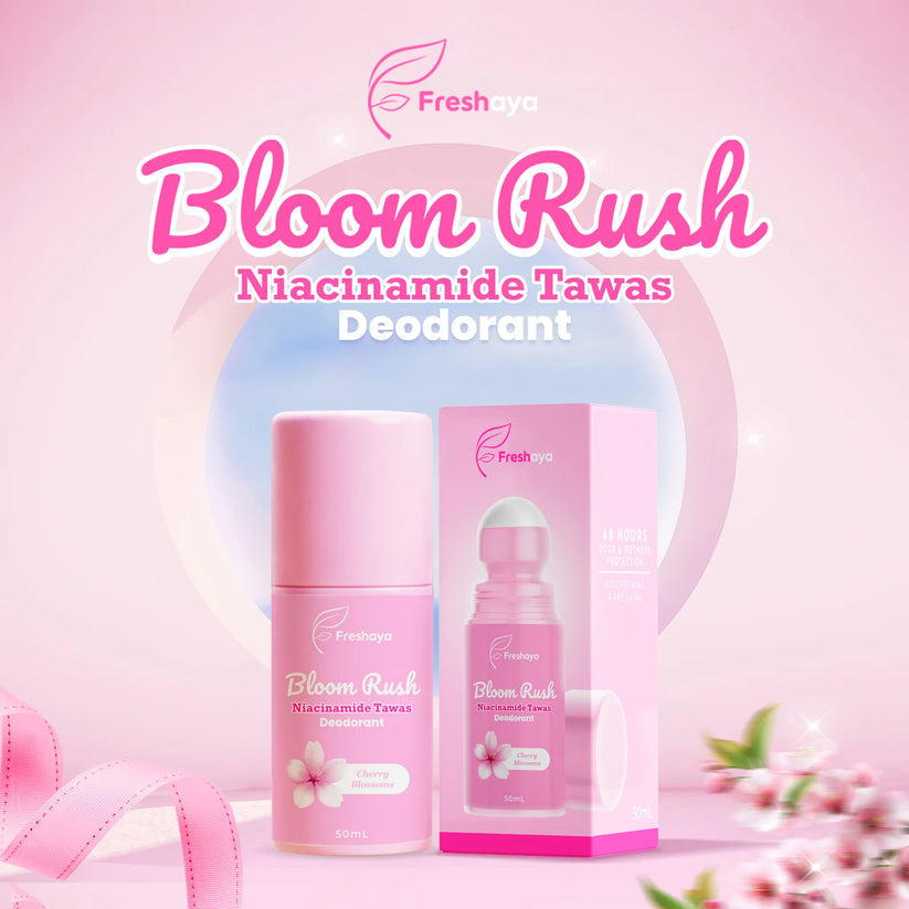 Freshaya Bloom Rush Niacinamide Tawas Deodorant