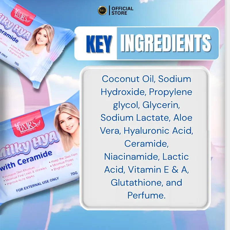 BMRS Milky Hya with Ceramide Soap