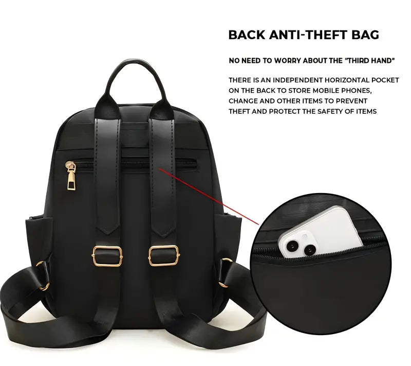 Casual Waterproof Nylon Backpack