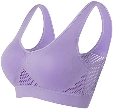 Breathable Seamless Mesh Sports Bra