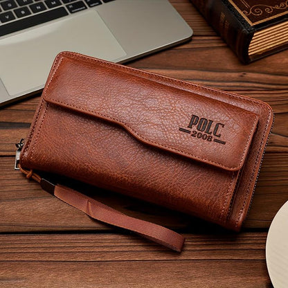 Men's Retro All-in-One Wallet & Phone Holder