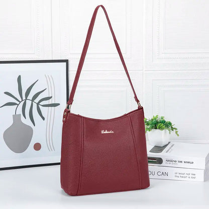 Minimalist PU Leather Shoulder Bag