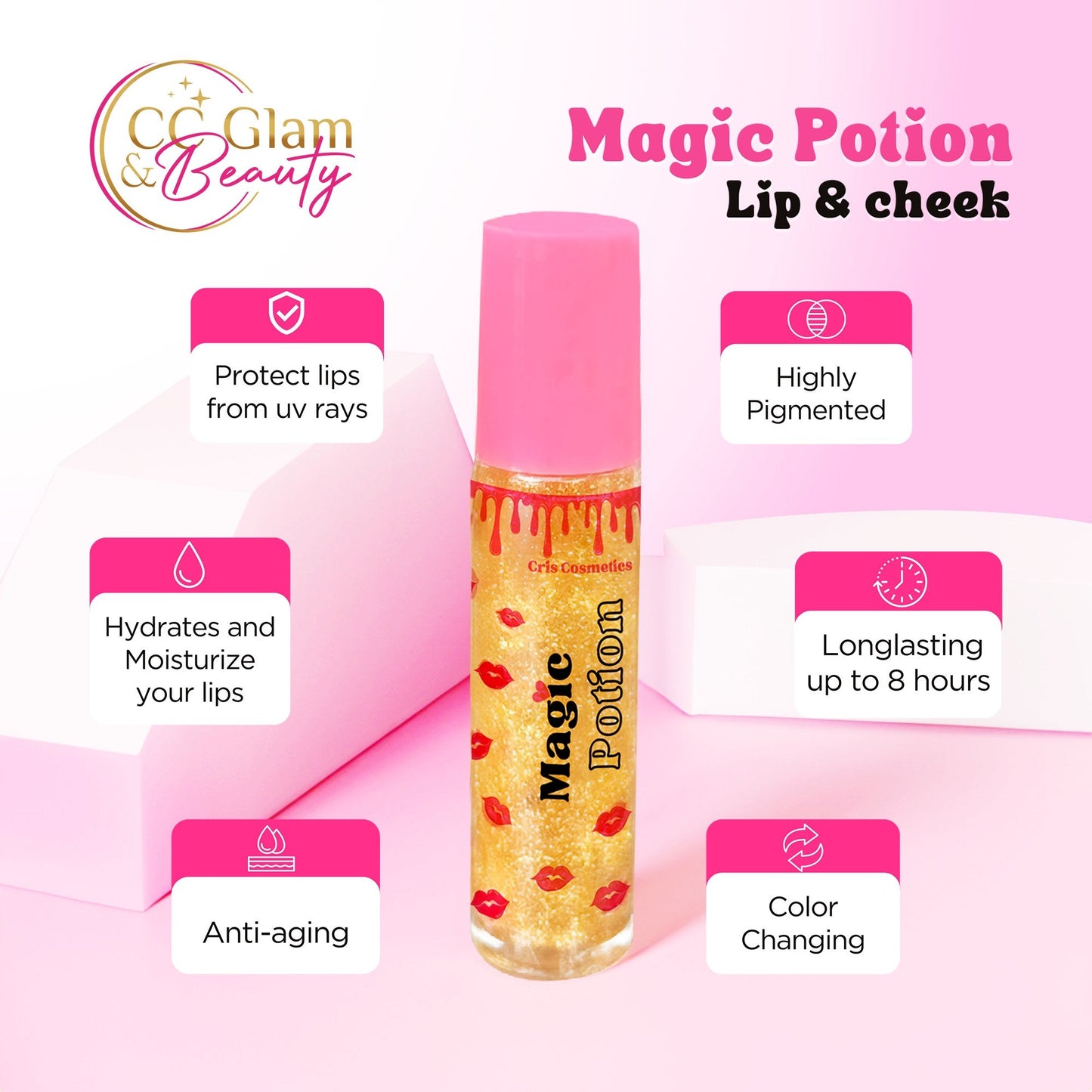 Long Lasting Magic Potion Serum Roll On BY CRIS COSMETICS