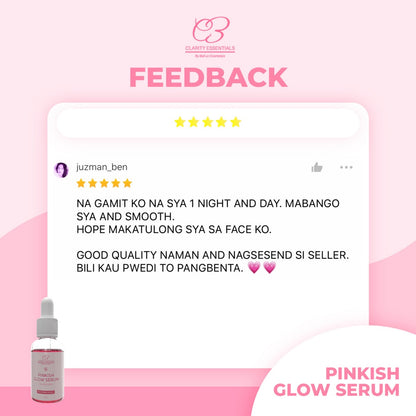 Pinkish Glow Serum - Glass Skin Serum | Whitening Serum | With SNAIL EXTRACT by Clarity Essentials