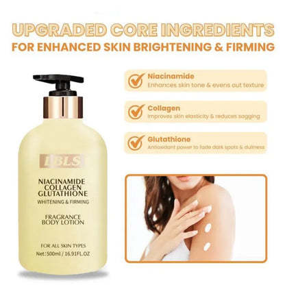 LBLS Niacinamide Whitening SPF 90+ PA+++ & Niacinamide Collagen Glutathione Body Lotion