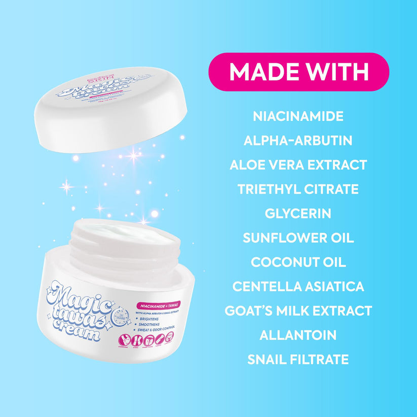 Hikari Magic Tawas Cream Underarm Whitening 10g