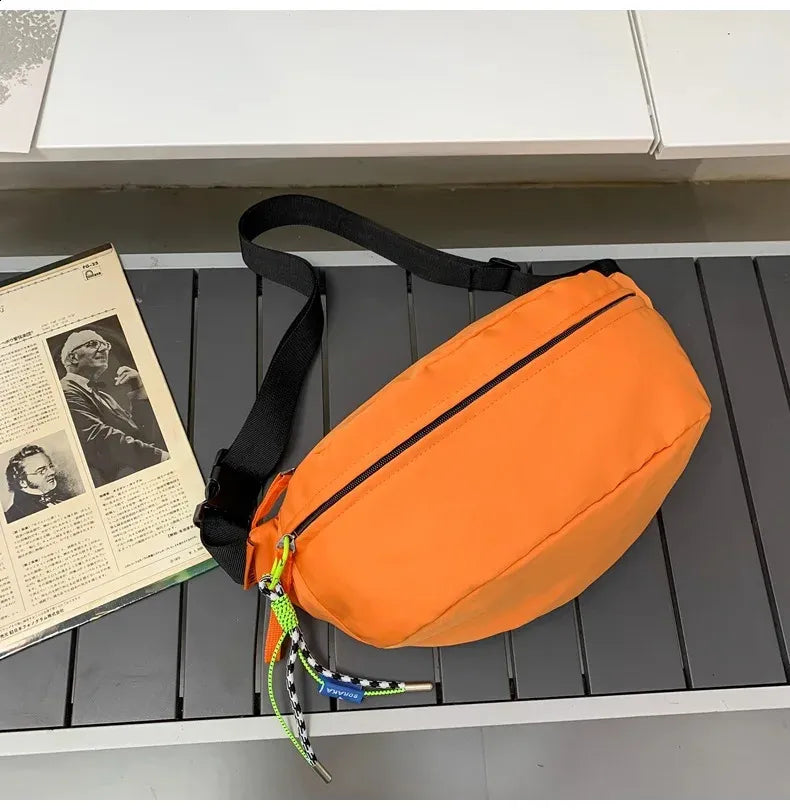 Nylon Crossbody Belt Waist Bag