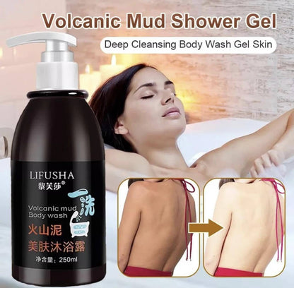 LIFUSHA Volcanic Mud Body Wash (250ml)