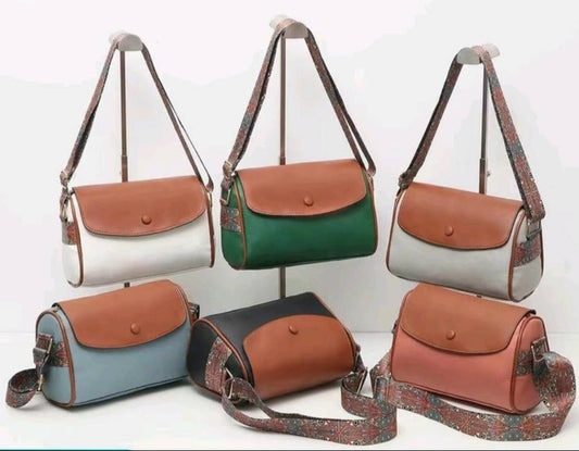 Double Lock Monogram Ladies Fashion Shoulder Bag