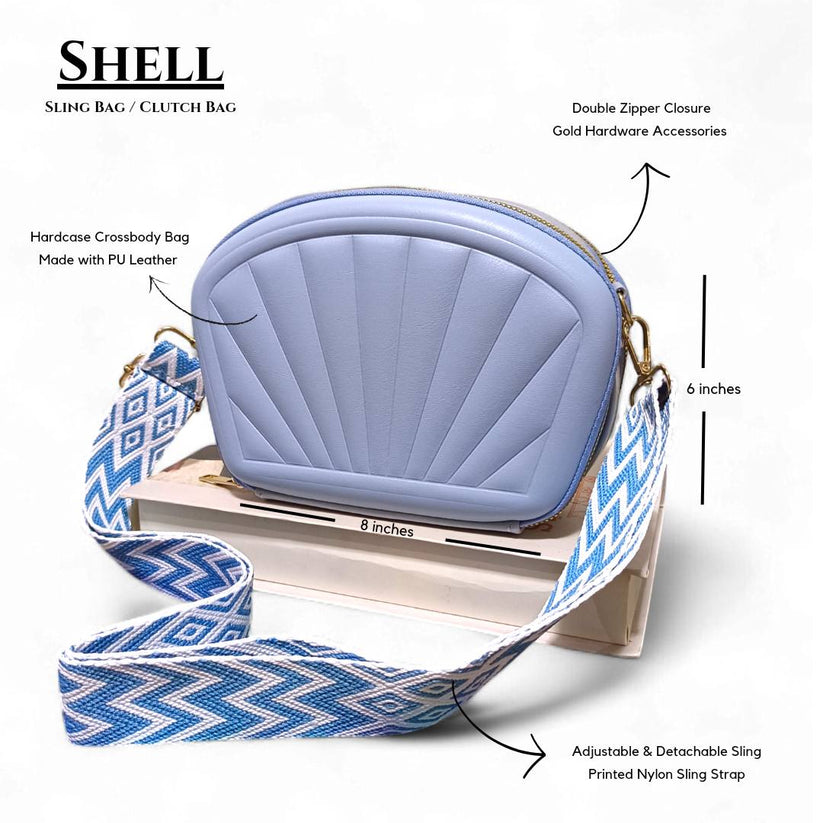 Shell Clutch Sling Bag