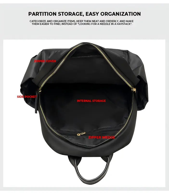 Casual Waterproof Nylon Backpack