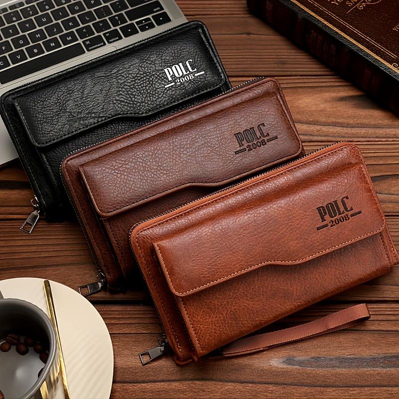 Men's Retro All-in-One Wallet & Phone Holder