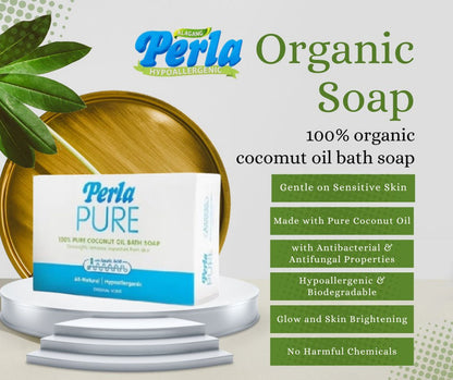Perla Pure Bath Hypoallergenic Soap Original Scent