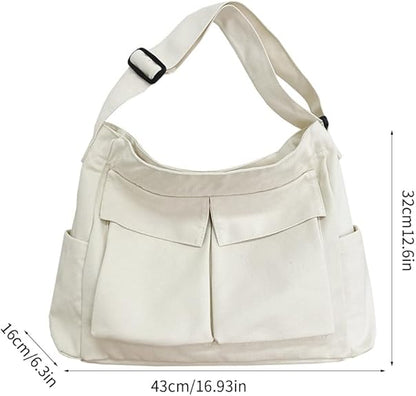 Large Capacity Canvas Messenger Bag