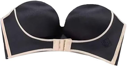 Strapless Front Buckle Push Up Bra