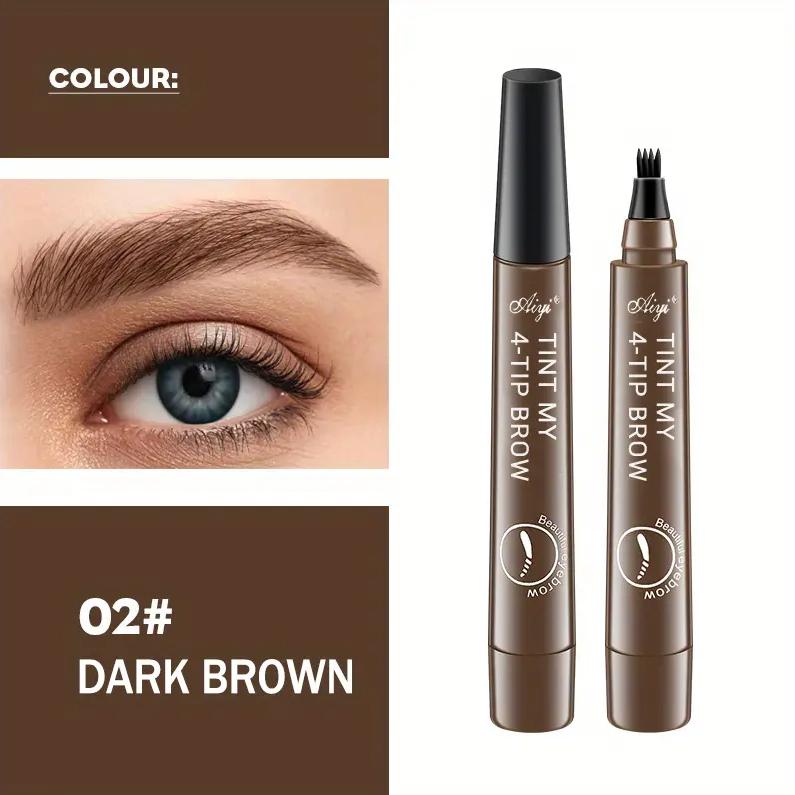 Waterproof 4 Tip Liquid Brow Tattoo Pen