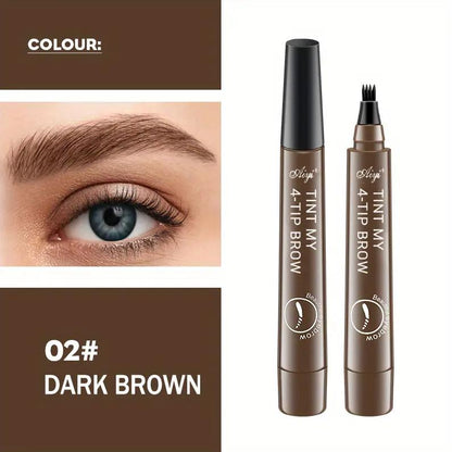 Waterproof 4 Tip Liquid Brow Tattoo Pen
