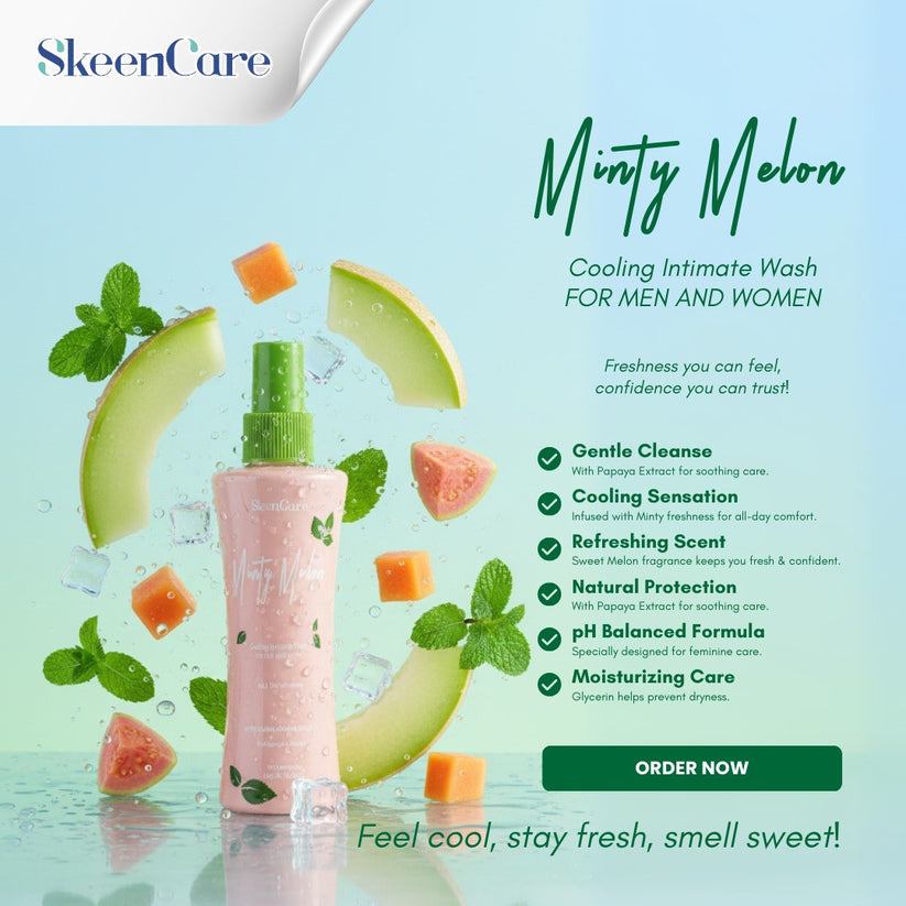 SKEENCARE Minty Melon Intimate Wash for Men & Women