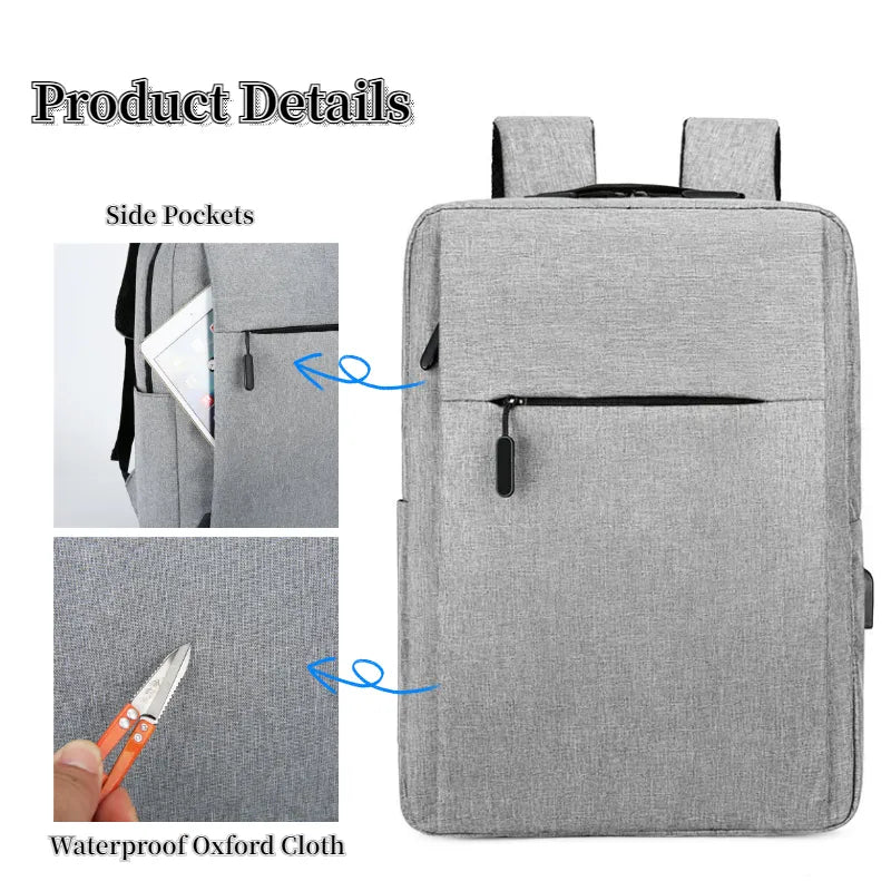 Laptop Backpack with USB Charging Port