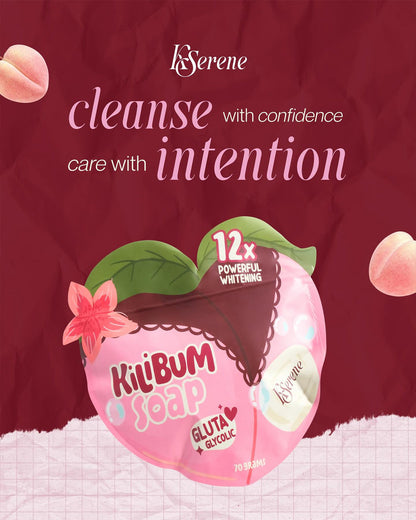 KSERENE KiliBum Gluta Glycolic Soap 3 x 70g