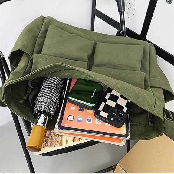 Large Capacity Canvas Messenger Bag