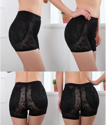 Lace Padded Butt Hips Shapewear Shorts