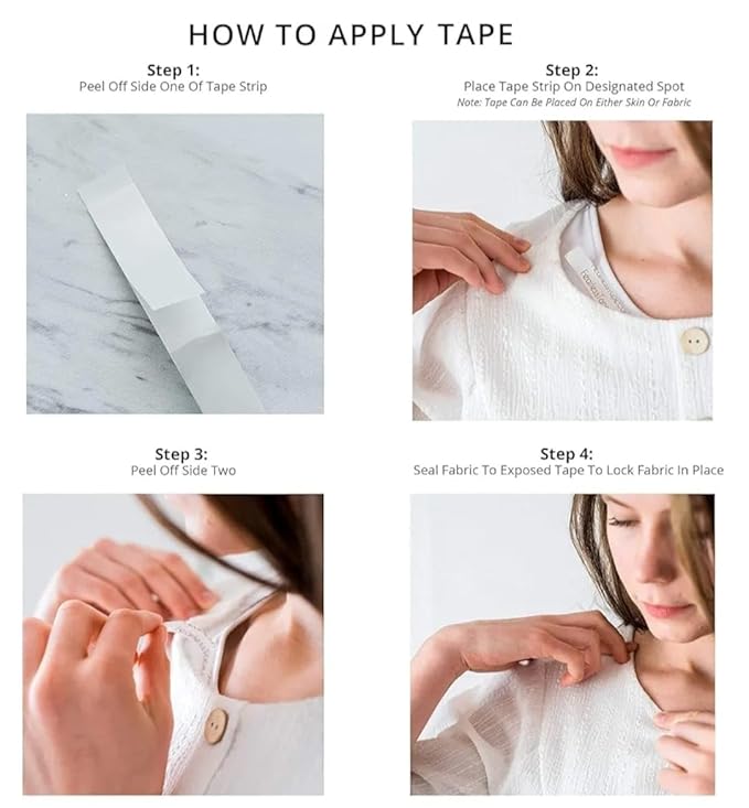 No-Trace Anti-Exposure Double-Sided Body & Clothing Tape (36pcs/pck)