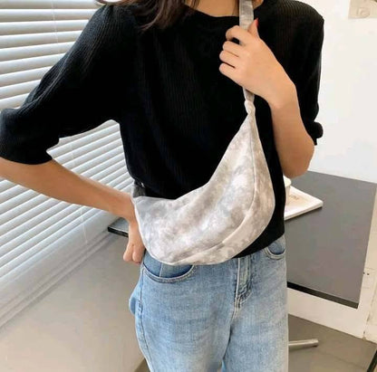 Tie-Dye Dumpling Sling Bag