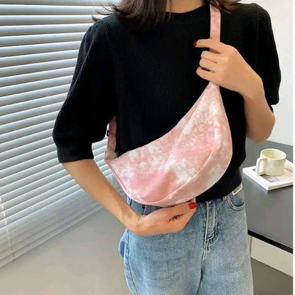Tie-Dye Dumpling Sling Bag