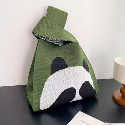 Cute Knitted Mini Tote Bag