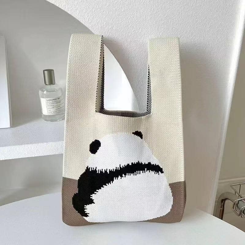 Cute Knitted Mini Tote Bag