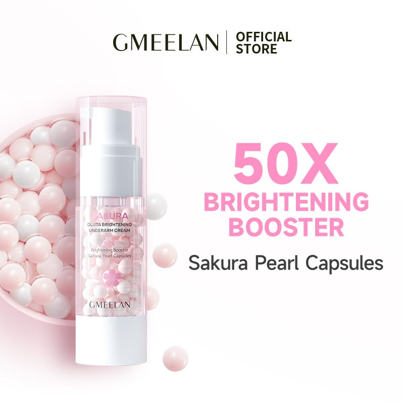 GMEELAN Sakura Underarm Whitening Cream Body Lotion Pearl Moisturizer 30g