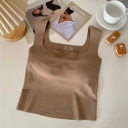 Seamless Padded Camisole – All-in-One Comfort, Support & Style!