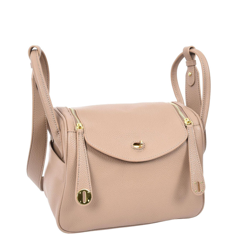 Classic Curved Flap Sling Bag