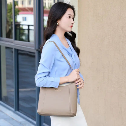 Minimalist PU Leather Shoulder Bag