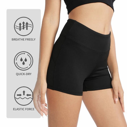 High Waist Compression Shorts for Women