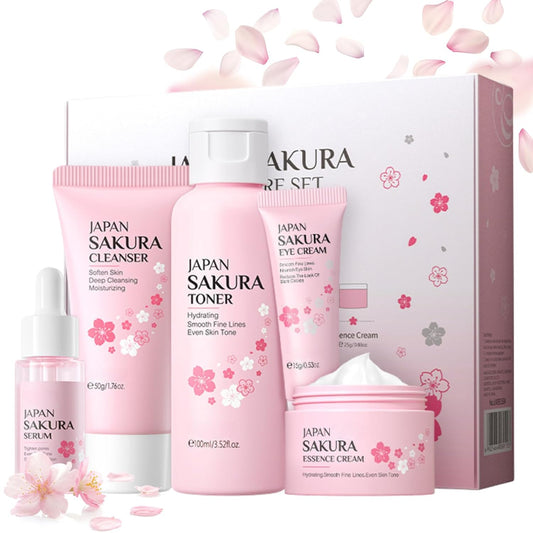 JAPAN SAKURA 5 IN 1  SKIN CARE SET