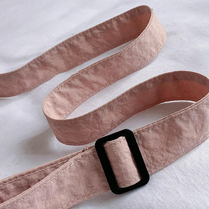 Nylon Drawstring Crossbody Bag