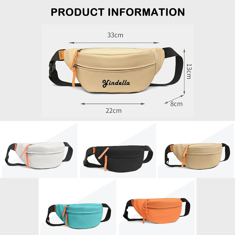 Nylon Crossbody Belt Waist Bag