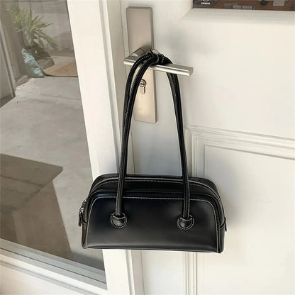 Minimalist Luxe Top-Handle Bag